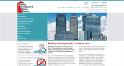 Desktop Screenshot of building-testing.com